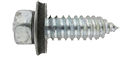 Hex head screw with bonded washer